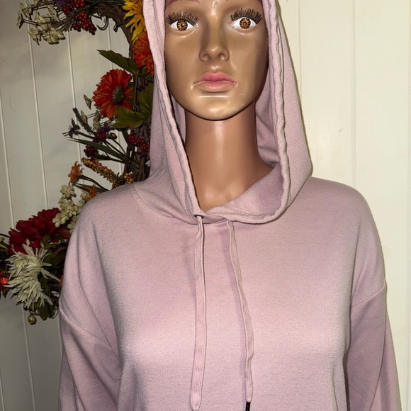 GAIAM Light Pink Pullover Hoodie Athleisure Sweatshirt Size L - Picture 2 of 6